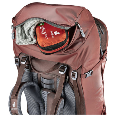 Deuter Voyager 60+10 SL - Women's Reiserucksack 13" 80 cm (caspia-raisin) - Ansicht 8