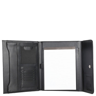 D&N Easy Business - Schreibmappe 28 cm PU (schwarz) - Ansicht 4