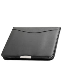 D&N Easy Business  - Schreibmappe feingenarbtes  PU 35 cm Rechner (schwarz)