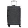 D&N Travel Line 9204 - 4-Wheel Trolley M 66 cm erw. (grau)