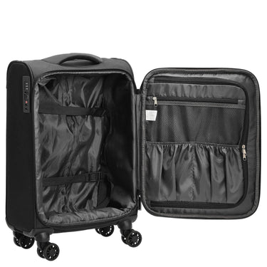 D&N Travel Line 9504 - 4-Rollen-Kabinentrolley S 55 cm (black) - Ansicht 6