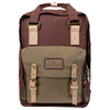 Doughnut Macaroon Jungle 16 - Backpack 38 cm (maroon x khaki)