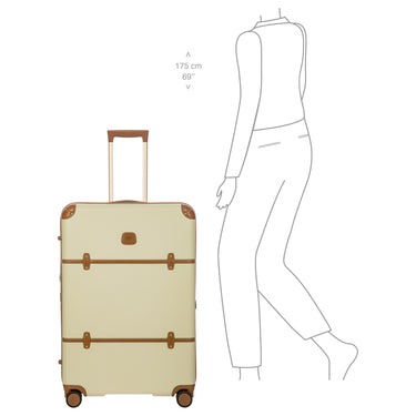 Brics Bellagio - 4-Rollen-Trolley 76 cm erw. recycelt (cream) - Ansicht 10