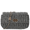 Seidenfelt Floro - Shoulder Bag 24 cm (black&white)