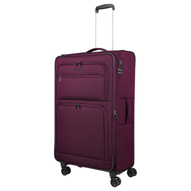 Travelite Cubis - 4-Rollen-Trolley 83 cm erw. (berry) - Ansicht 8