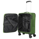 Travelite Cubis - 4-Rollen-Kabinentrolley 55 cm erw. (green) - Ansicht 5