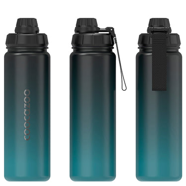 Coocazoo Zubehör Edelstahl 700 ml - Trinkflasche (Gardient Teal) - Ansicht 2