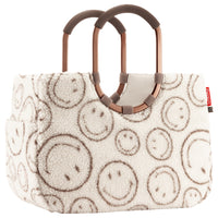 reisenthel shopping loopshopper L - Einkaufstasche mit Bügel 46 cm (smiley teddy chocolate) - Ansicht 2