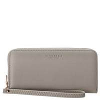 Seidenfelt Smilla - Damen- Geldbörse 19 cm (light grey)