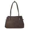 Les Visionnaires Sophie Grande Cozy Scarf - Shoulder Bag 42 cm (dark brown)