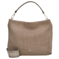 abro Kaia Raffia - Beuteltasche 32 cm (siena)