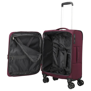 Travelite Cubis - 4-Rollen-Kabinentrolley 55 cm erw. (berry) - Ansicht 5