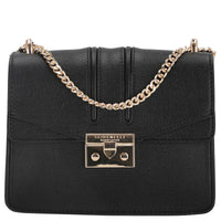 Seidenfelt Roros - Schultertasche 21 cm (black/gold)