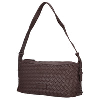 Les Visionnaires Marie Baguette Weave Silky - Schultertasche 38.5 cm (aubergine) - Ansicht 2