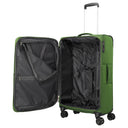 Travelite Cubis - 4-Rollen-Trolley 72 cm erw. (green) - Ansicht 5