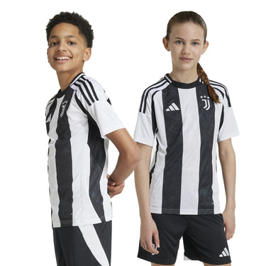 adidas Juventus Turin Fußball - Jr. Heimtrikot 24/25 (white/black, 176) - Ansicht 7