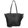 FREDsBRUDER Riffelhörnchen - Shopper 31 cm (Color: black)