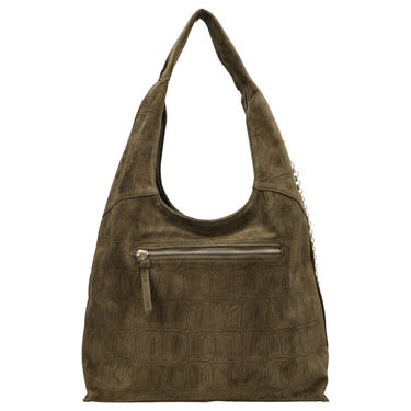 FREDsBRUDER Velvet Wild Hobo - Schultertasche 39 cm (khaki) - Ansicht 4