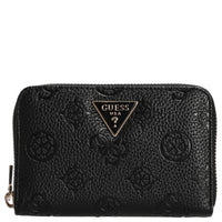 Guess Cresidia II SLG Med Zip Around - Geldbörse (black logo) - Markenkoffer