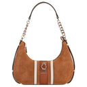 Guess Erenia Top Zip - Schultertasche 23 cm (cognac multi)