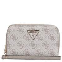 Guess Laurel II SLG Medium Double Zip - Geldbörse (dark taupe logo) - Markenkoffer