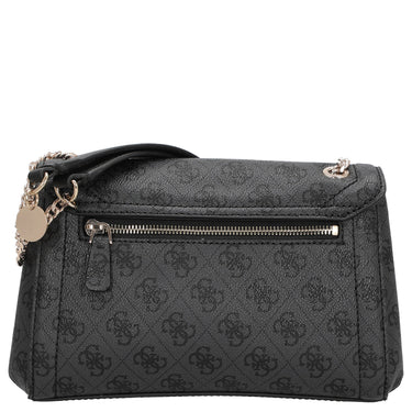 Guess Noelle II Convertible Xbody Flap - Umhängetasche 24 cm (coal logo) - Ansicht 4