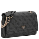 Guess Noelle II Convertible Xbody Flap - Umhängetasche 24 cm (coal logo) - Ansicht 5