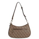 Guess Noelle II Top Zip - Schultertasche 28 cm (latte logo/brown) - Ansicht 4