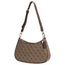 Guess Noelle II Top Zip - Schultertasche 28 cm (latte logo/brown) - Ansicht 2