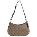 Guess Noelle II Top Zip - Schultertasche 28 cm (latte logo/brown)