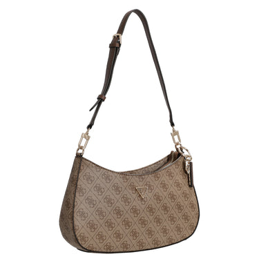 Guess Noelle II Top Zip - Schultertasche 28 cm (latte logo/brown) - Ansicht 5