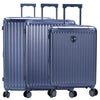 Heys Luxe - 4-Wheel Trolley Set 3pcs. L/M/S ext. (navy)