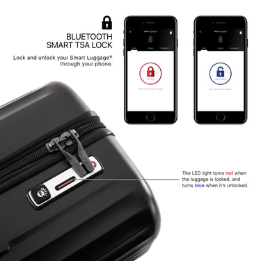 Heys SmartLuggage - 4-Rollen Trolley M (silver) - Ansicht 8