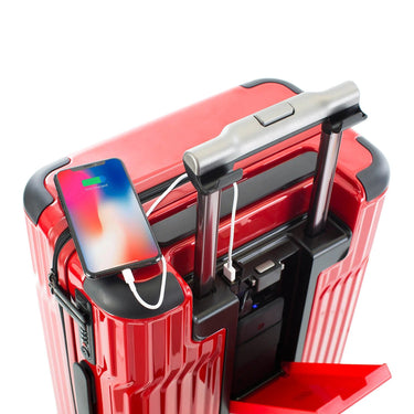Heys Tekno - 4-Rollen-Kabinentrolley S 15.6" 53 cm USB (red) - Ansicht 9