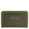 Horizn Studios Card Holder - Card Holder 9 cm (dark olive/neon green)