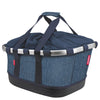 KLICKfix reisenthel Bikebasket GT 21 - Gepäckträgerkorb (Racktime) (racktimetwist blue)