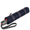 Knirps T.200 M Duomatic - Pocket Umbrella (check black/white)