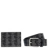 Lacoste The Blend Geschenkset - Kreditkartenetui und Gürtel (palm green, 105 cm)