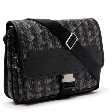Lacoste The Blend Messenger - Umhängetasche L 29 cm (monogram noir gris) - Ansicht 3