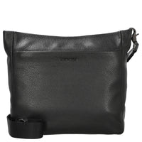 Mandarina Duck Mellow Leather - Umhängetasche L 35 cm (nero)