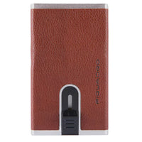 Piquadro Black Square - Kreditkartenetui 5cc 10 cm (brown)