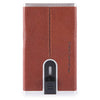 Piquadro Black Square - Kreditkartenetui 5cc 10 cm (brown)