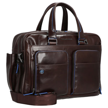Piquadro Blue Square - Aktentasche 15" 41 cm erw. (mahogany) - Ansicht 5