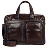 Piquadro Blue Square - Aktentasche 15" 41 cm erw. (mahogany)
