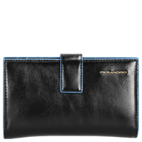 Piquadro Blue Square - Damengeldbörse 12cc 15.5 cm (black)