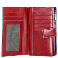 Piquadro Blue Square - Damengeldbörse 12cc 15.5 cm (red) - Ansicht 2