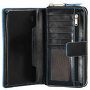 Piquadro Blue Square - Damengeldbörse 12cc 17.5 cm (black) - Ansicht 2