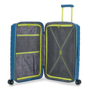 Roncato B - Flying Move - 4 - Rollen - Trolley M 68 cm erw. (blu laguna) - Markenkoffer