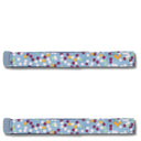 Satch Pack Zubehör  SWAPS - Klettstreifen (Confetti Blue)