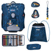 Scout Micro Exklusiv LED - School Backpack Set 4 pcs. (Rocket Rider)
